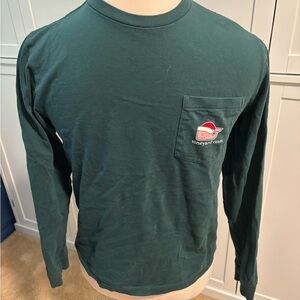 Vineyard Vines Boys Christmas Long Sleeve Tee